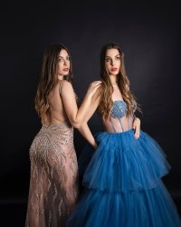Ecco gli scatti con gli altri 2 vestiti da principesse 🥹  vi piacciono Vestiti di @biancabrand...jpg